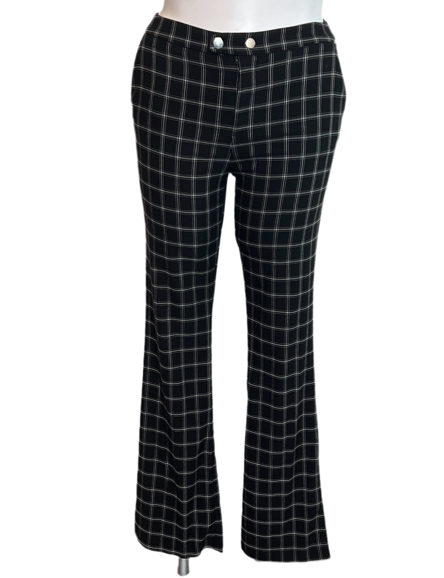 Black and White Plaid Pants